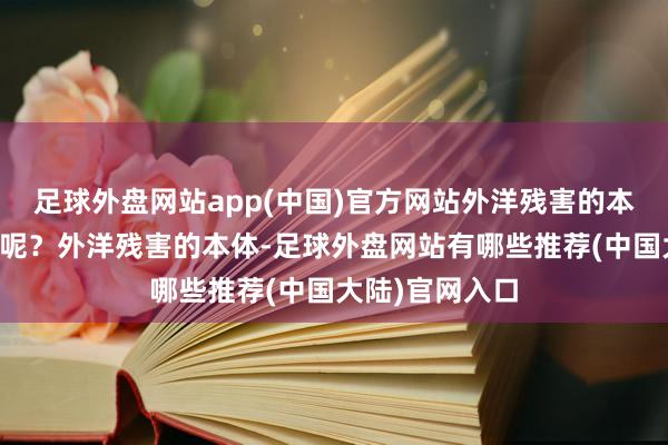 足球外盘网站app(中国)官方网站外洋残害的本体究竟是什么呢？外洋残害的本体-足球外盘网站有哪些推荐(中国大陆)官网入口